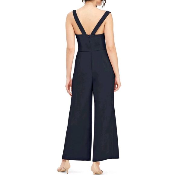 Gal Meets Glam Collection Women's Size 10 Navy Blue Jumpsuit Sleeveless - Picture 2 of 9